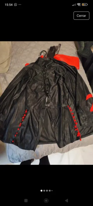 Disfraz niño Zorro 3-4 años