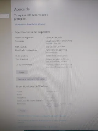 HP COMPAQ PRO 6300 i7