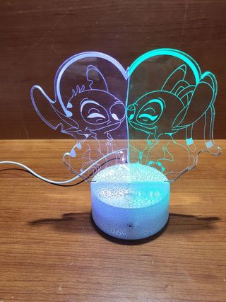 Luz noche Stitch & Angel