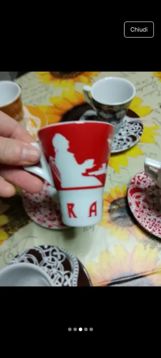 Servizio caffè tazzina e piattino