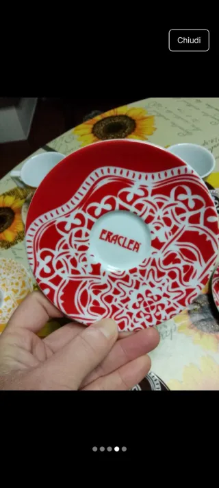 Servizio caffè tazzina e piattino