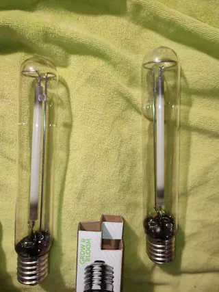 Bombillas sodio HPS 600W Cultivo Indoor. 1 cultivo