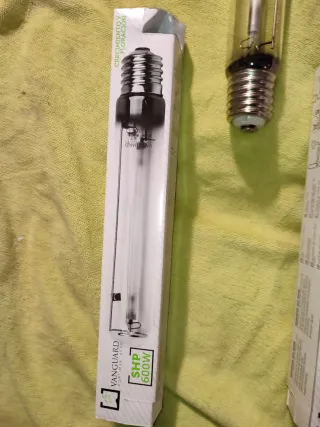 Bombillas sodio HPS 600W Cultivo Indoor. 1 cultivo