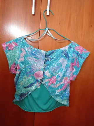 Vestido de fiesta azul