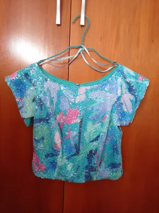 Vestido de fiesta azul