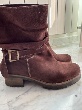 Botines Dilav Shoes Mujer Talla 40 Marrones