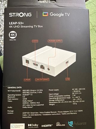Strong LEAP-S3+ 4K UHD Google TV Box