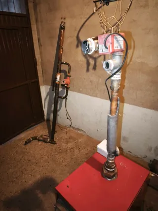 Caldera Ferroli 22Kw Leña + Quemador Pellets