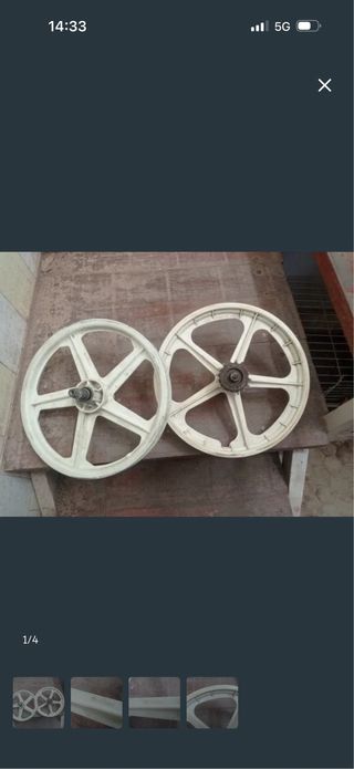 Ruedas de plástico 16” BMX