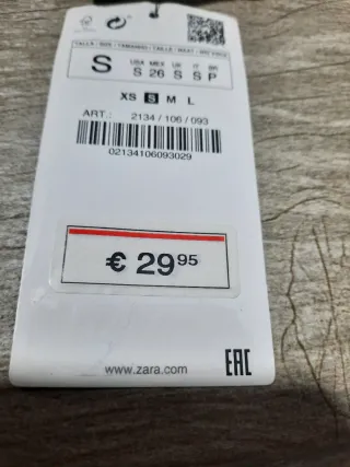 Vestido azul del Zara