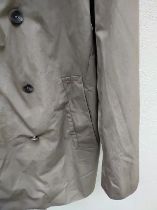 Gabardina hombre Mango Talla M Marrón