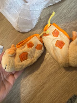 Pantuflas bebé peluche jirafa
