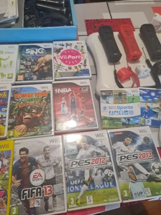 Lote de juegos y accesorios Wii