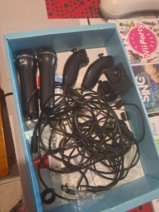 Lote de juegos y accesorios Wii