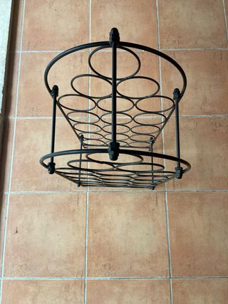 Botellero de hierro