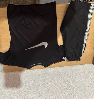 Conjunto Nike Negro Camiseta y Pantalón Corto