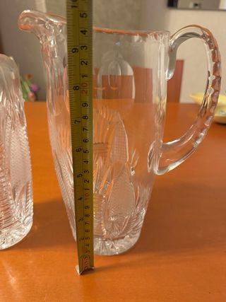 Set Caraffa e Brocca Cristallo