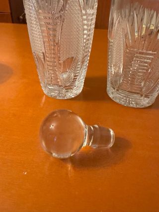 Set Caraffa e Brocca Cristallo