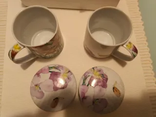 Set Tè 2 Tazze Porcellana