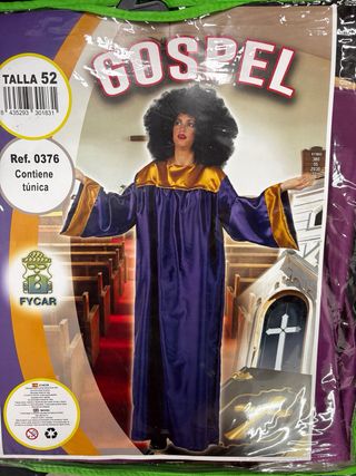 Disfraz Coro Gospel Talla Única