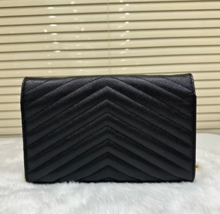 Bolso mediano YSL Negro