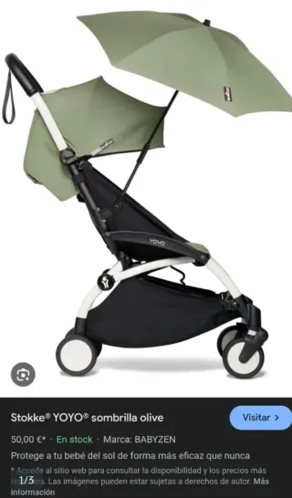 Sombrilla Babyzen Yoyo Olive