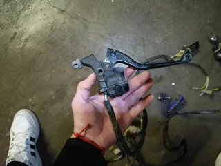 Piña luces Derbi Senda Bad Boy + maneta embrague