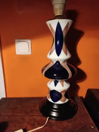 Lámpara Vintage Cerámica Multicolor Sargadelos