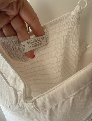 Mono blanco Pull&Bear Talla XL
