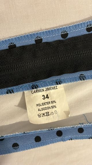 Vestido Flamenca Crespón Lunares