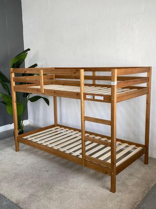 Chollo litera individual de madera 90x190