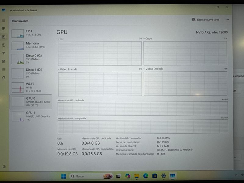 Portátil Dell i7 / 32 Gb / 1 Tb - GARANTIA afbeelding 6