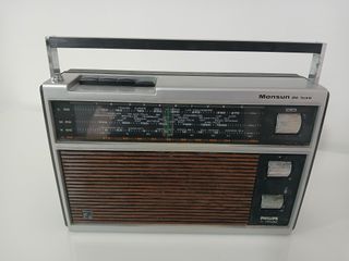 Radio Portatile Vintage Philips Monsun de Luxe