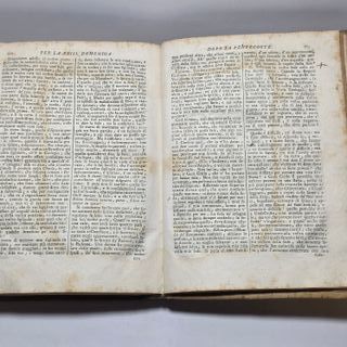 Libro Antico 1739 Discorsi Famigliari Jolì