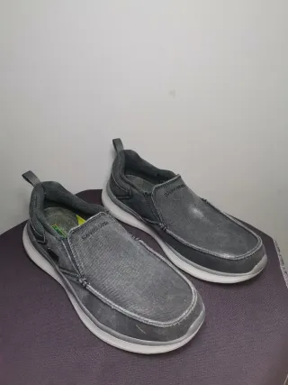Zapatillas Skechers Hombre Gris