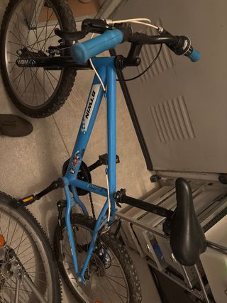 Bicicleta infantil BTWIN azul con 5 marchas