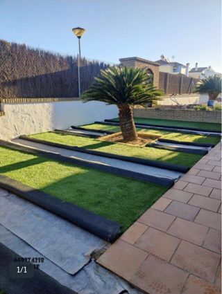 Césped artificial reciclado