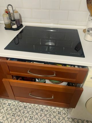 Cocina modular madera y metal