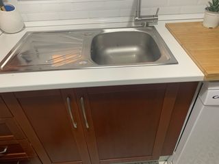 Cocina modular madera y metal