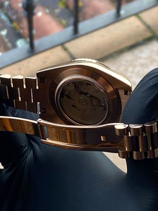 Seiko Mod Datejust Olive NH35 Automático