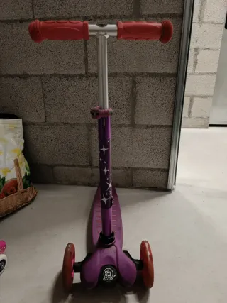 Patinete infantil 3 ruedas morado