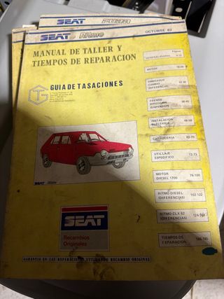 Manuales Taller SEAT Panda ritmo ronra fura 127