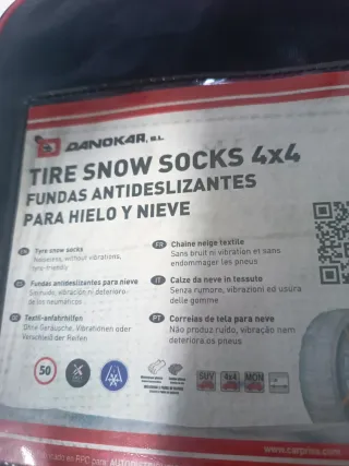Cadenas para nieve 4x4 Talla 077