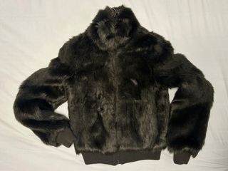 Abrigo de pelo marrón