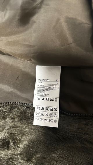 Abrigo de pelo marrón