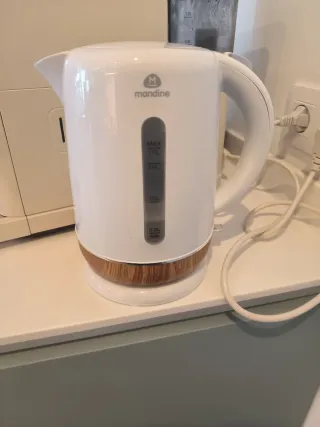 Hervidor de agua Mandine blanco