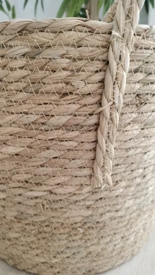 Conjunto 3 Cestas Fibras Naturales Estilo Boho