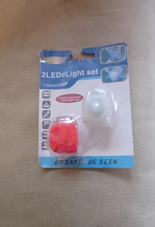 Set 2 Luces LED Bicicleta Silicona