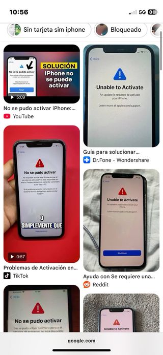 iPhone XR Negro - Problema Activación