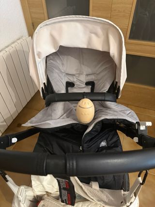 Carro Bugaboo cuco y silla Negro-Blanco